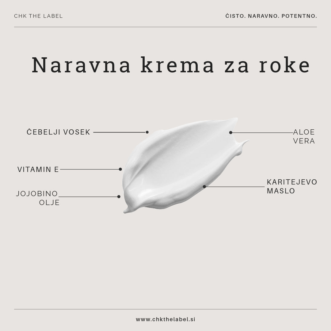 Naravna krema za roke